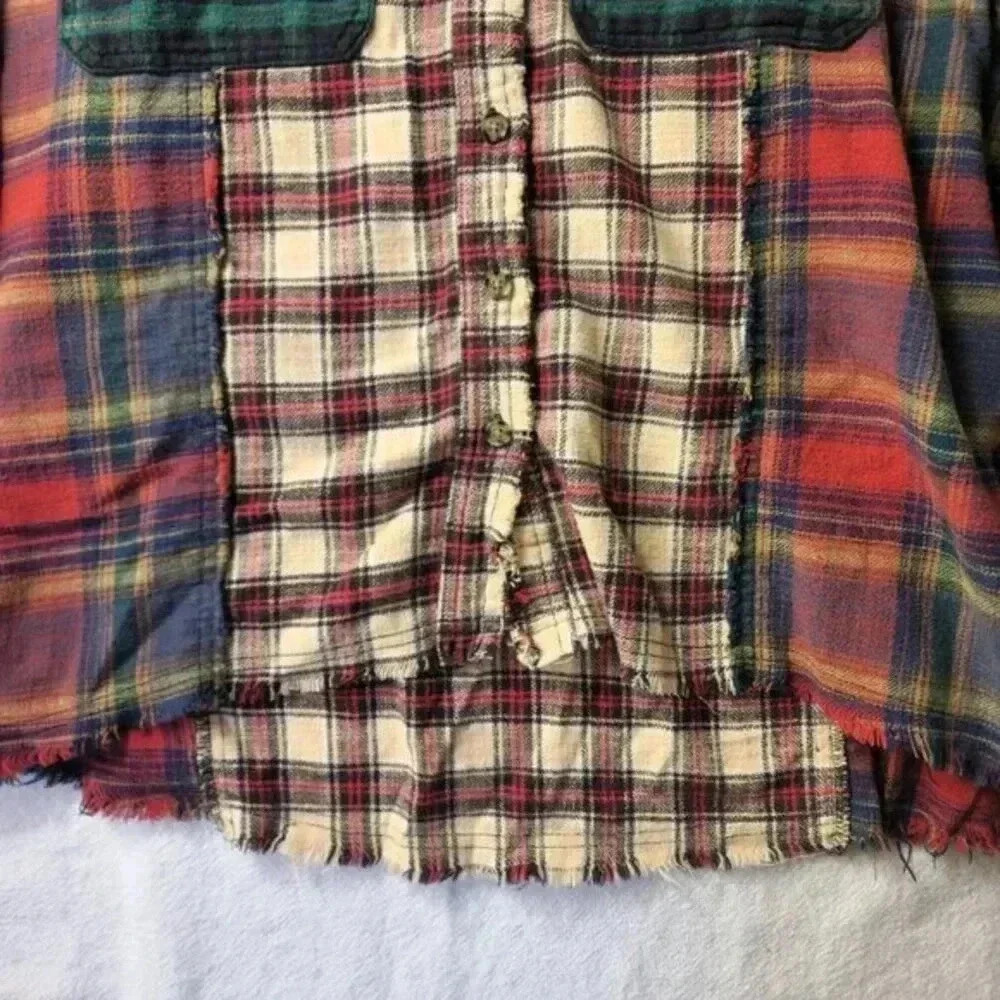 BDG Robbie Spliced Flannel Shirt‎ from Urban Outfitters! - Picture 12 of 15